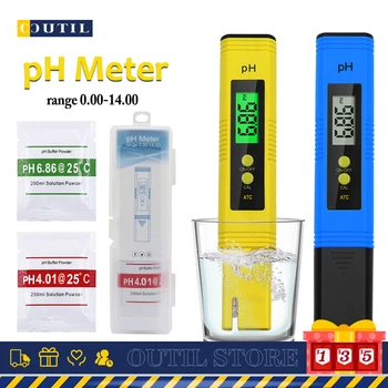 Преносим Цифров измерител за киселинността тип PH-химикалки, машина за висока точност 0,01 РН-тестер, инструмент за проверка на качеството на водата в басейна и аквариум.
