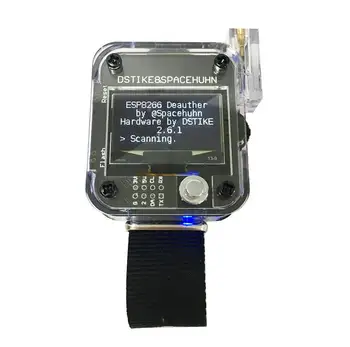 Програмируема платка за Развитие DSTIKE WiFi Deauther Watch V3 ESP8266 | Носимые Умен часовник | OLED и Лазерни | Attack/
