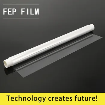 Прозрачен филм FEP 0,015 0,02 0,03 0,05 мм, грапавост на повърхността фолио PTFE висока, стилен компактен дизайн, w300 * L1000 mm