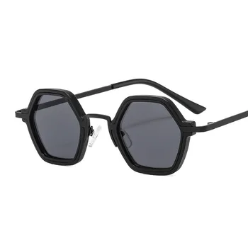 Пънк, Хип Хоп Нови Слънчеви очила Индивидуалност Малка Дограма Многостранни Метални Модерни Слънчеви очила