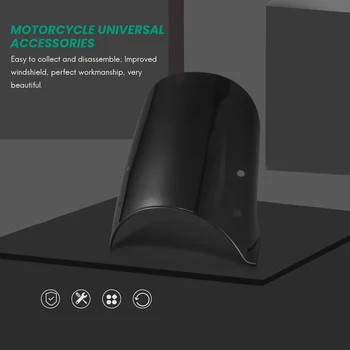 Регулируем поток на въздуха Универсална Мотоциклетът фаровете на Предното стъкло Ветрозащитный екран Универсални аксесоари за мотоциклети