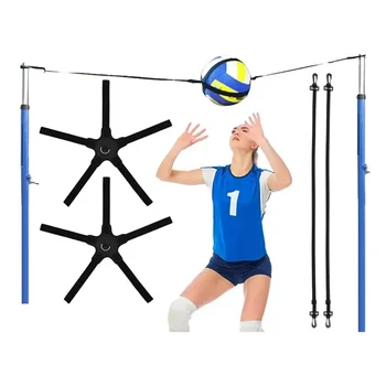 Регулируем тренажор за тренировки волейбол топки Еластичен колан за начинаещи Подобрява снабдяването При игра на футбол волейбол