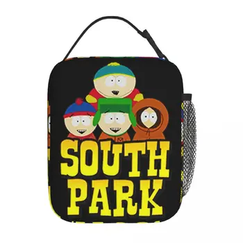 Реколта термоизолированные обяд-пакети Southpark за пикник, хумор, Множество чанта за хранене, мъжки и женски термокружки-охладители за обяд.