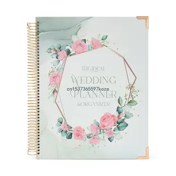Сватбен Сватбена Книга С Твърди Корици На Цветя Сватба