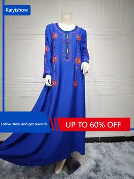 Секси дълга рокля Мода мюсюлманска Абайя, Исляма, Арабски дрехи Близкия Изток, ежедневното вечерна рокля за парти, мюсюлманската рокля Абайя
