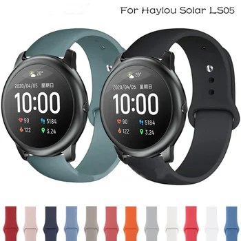 Силиконов Ремък Xiaomi IMILAB KW66 Smart Band Спортен Гривна За Haylou Solar LS05/RT LS05S/LS02 Realme Watch 2 Pro S