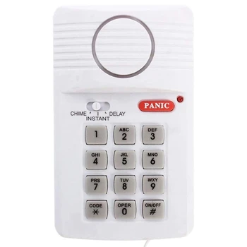 Силна безжична врати аларма Pin-код тревожно клавиатура за домашния офис, гараж, навес