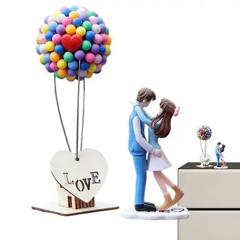 Симпатична двойка, украса на Централната конзола, Момиче, Елементи на интериора, Аксесоари за арматурното табло, балон за срещи, балон за двойки