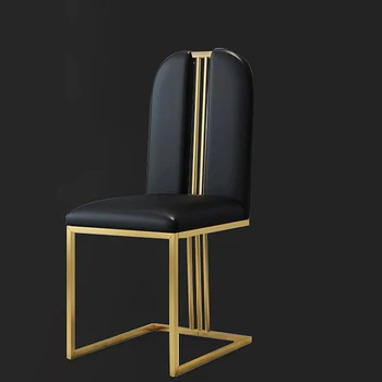 Скандинавските удобни трапезни столове със златен защита на краката Модни минималистичные трапезни столове Clear Relax Sillas За декорация на интериора