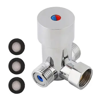 Смесительный клапан за гореща и студена вода G1 / 2, Термостатичен смесител, регулатор на температурата за автоматично кран