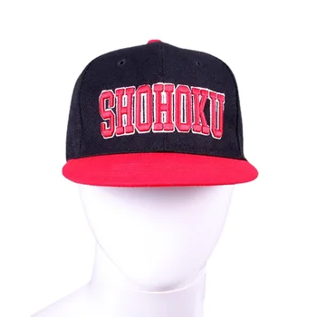 Спортна бейзболна шапка Shohoku за cosplay в стила аниме, пролетни мъжки и дамски шапки, Регулируеми ежедневни слънчеви шапка с бродерия, обикновена шапка с козирка.