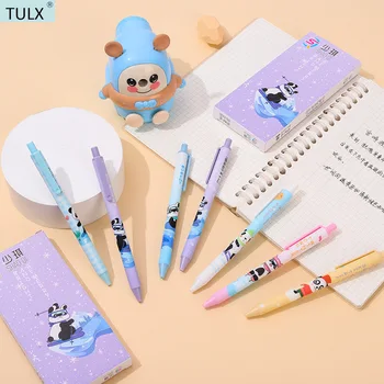 Стационарни принадлежности TULX, гел писалка, сладки канцеларски материали kawaii, ученически пособия kawaii, набор от офис консумативи, стационарни химикалки, скъпа дръжка