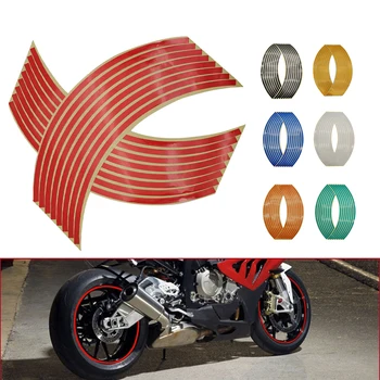 Стикер на Колело на мотоциклета, 3D Светоотражающая Лента за Джантата, Автомобилни Стикери, Ленти За HONDA CBR500R CB500F X GROM RC51 RVT1000 SP-1 SP-2
