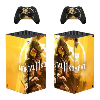 Стикер-Стикер Mortal Kombat Skin за конзолата Xbox Series X и 2 Винил Кожи Контролери