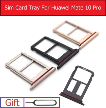 Тава за SIM-карти с една и с две SIM-карти за Huawei Mate 10 pro BLA-L09 L29 за карта с памет Micro SD