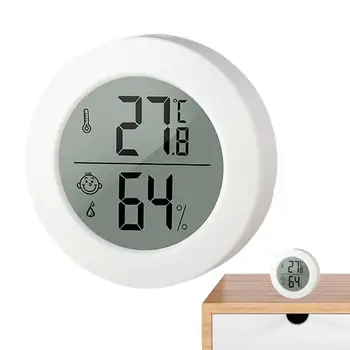 Тайният LCD Дигитален стаен термометър, Влагомер Монитор температура и влажност на въздуха за дома Оранжерии за Градината