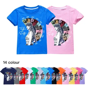 Тениска NINJA KIDZ за момчета, тениска за момичета, летни памучни детски потници, тениски с анимационни модел, забавна детска тениска в стил харадзюку с кръгло деколте