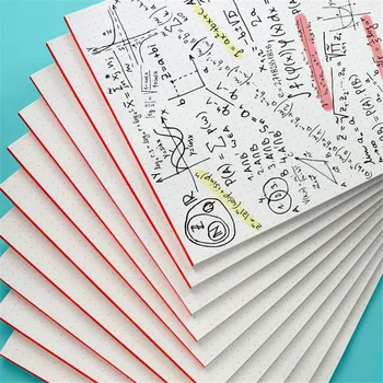 Тетрадка от 40 листа Квадратна мрежа Точка на Линията от точка Чиста хартия, за да начертаете скица на Дневник за Седмицата Ученически бележник канцеларски материали