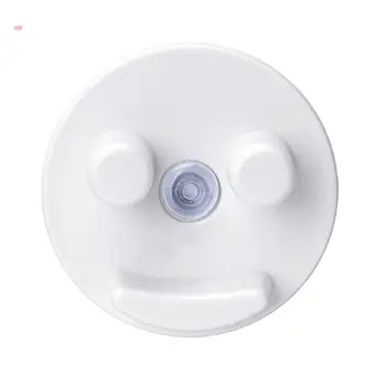 Титуляр на гъба присоске с улыбающимся лицето на Притежателите на гъба за кухненски мивки в банята
