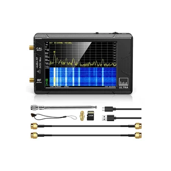 Ултра 4-инчов анализатор на спектъра Ръчно малка анализатор на честоти SA 100 khz-5,3 Ghz Добавите мрежов тестер за карти памет 32 GB