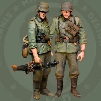 Фигурка от смола 1/35, GK, немски войници, комплект в разглобено формата и неокрашенный