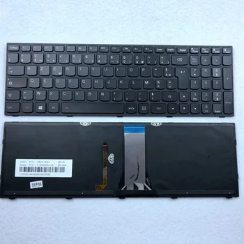 Френски (Azerty) Клавиатура за лаптоп с подсветка Lenovo IdeaPad G50-70 В50 Z50 G50-30 G50-45 G50-80 300-15ISK G50-70AT Z50-70 M50-80