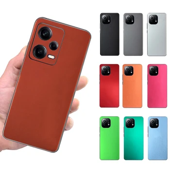 Цветна Matte Стикер на Задния Панел на Телефон за XIAOMI Redmi Note 12 Pro + 12 Pro 11T Pro 11e 11 Pro Note 11S Защитно Фолио SKin