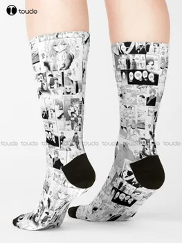 Чорапи-Колаж От Манга Yona Of The Dawn За момчета, Чорапи С персонален Дигитален Печат 360 °, Подарък Чорапи За Уличен Скейтборд Harajuku